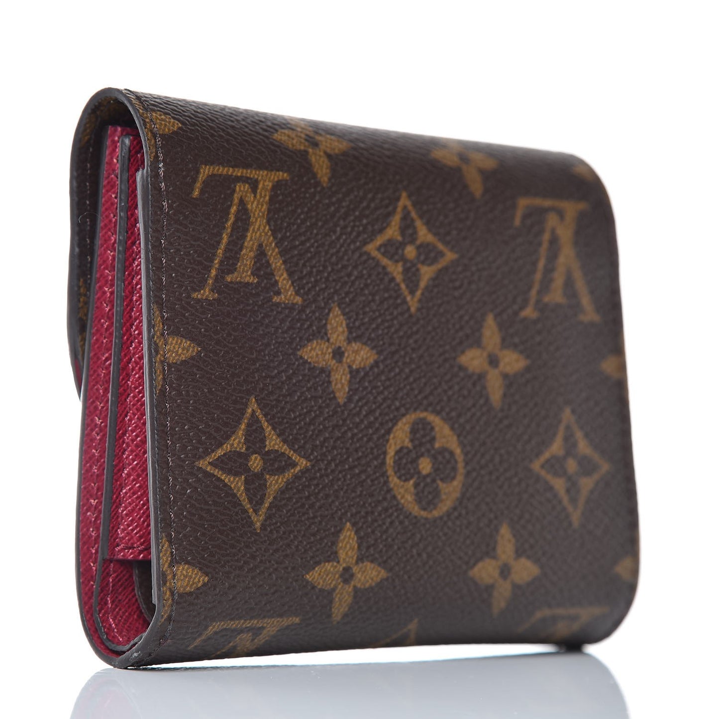 Monogram Ariane Compact Wallet Fuchsia