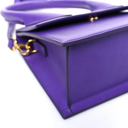 Jacquemus Smooth Calfskin Le Grand Chiquito Purple 8 of 9