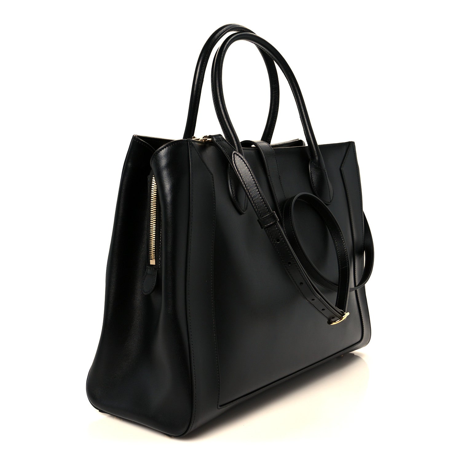 Gucci Boarded Plutone Calfskin Large Jackie 1961 Tote Black 3 of 13