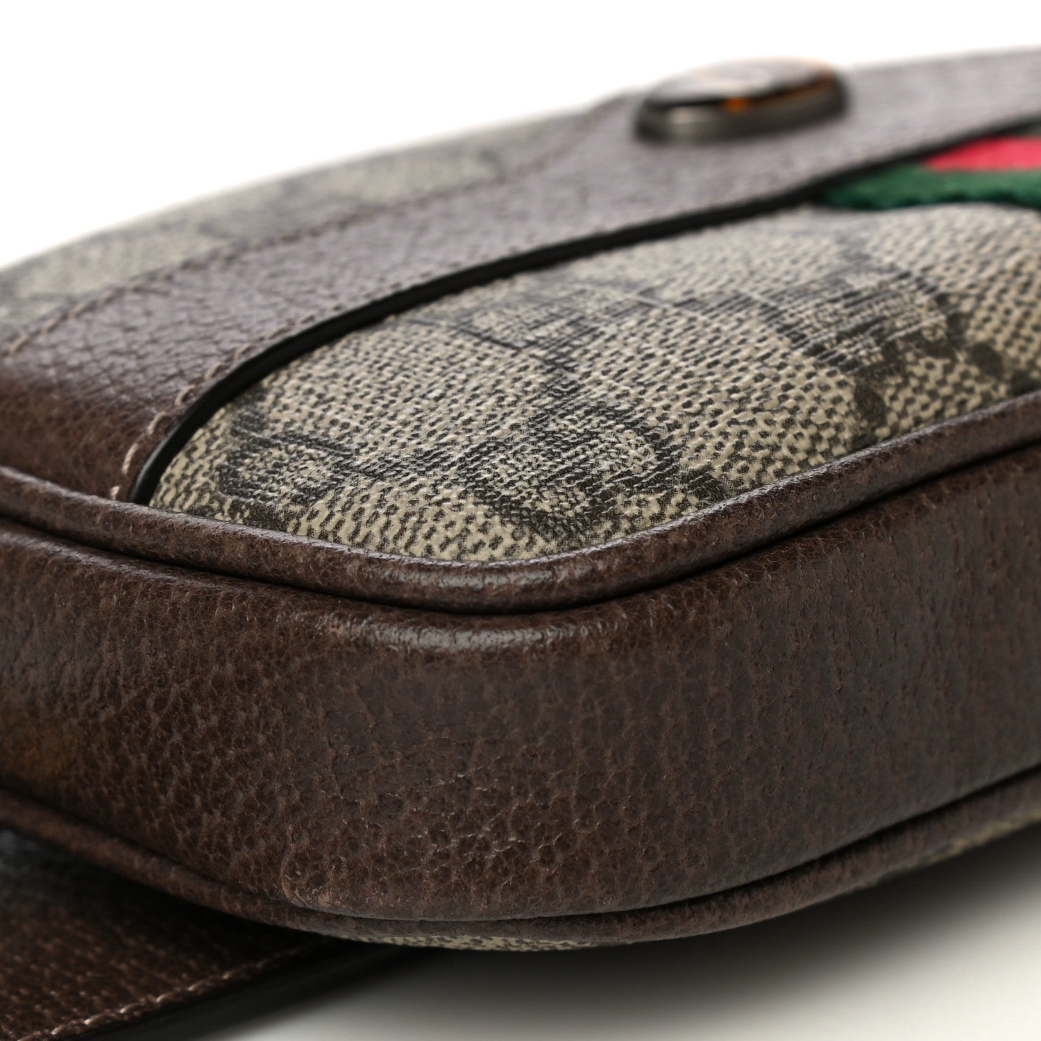 Gucci GG Supreme Monogram Ophidia Belted iPhone Case 85 34 Dark Brown 10 of 12