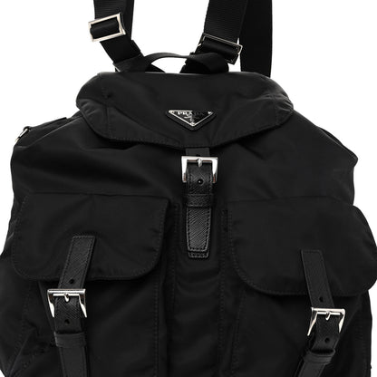 Prada Re-Nylon Saffiano Medium Backpack Black 9 of 11