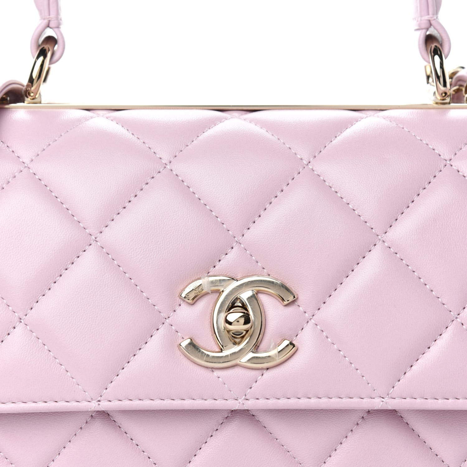 Chanel Lambskin Quilted Small Trendy CC Flap Dual Handle Bag Light Pink 9 of 11