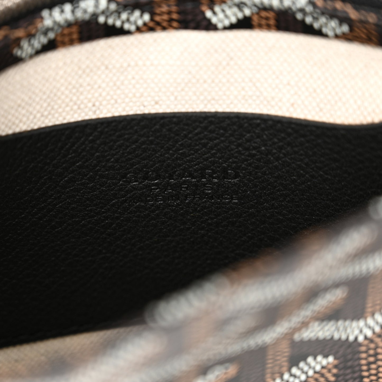 Goyardine Plumet Wallet Clutch Black