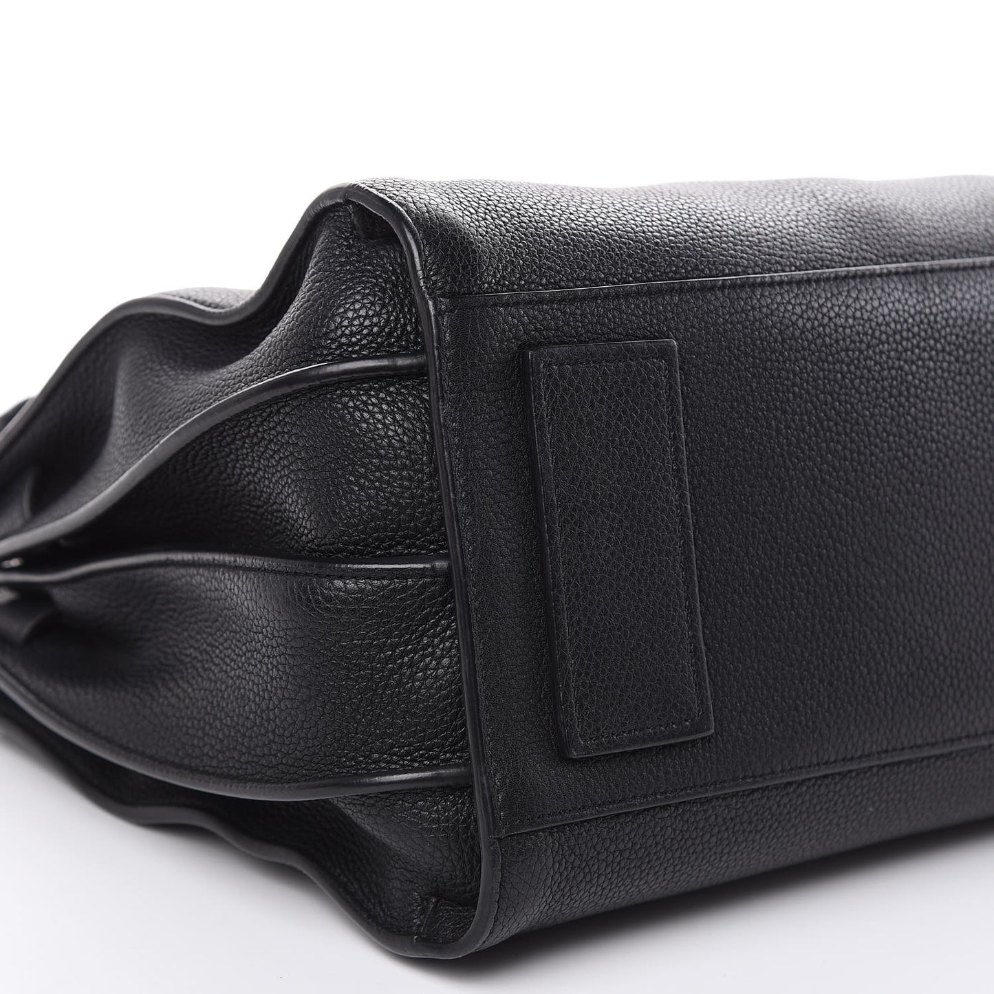 Grained Calfskin Small Supple Sac De Jour Black