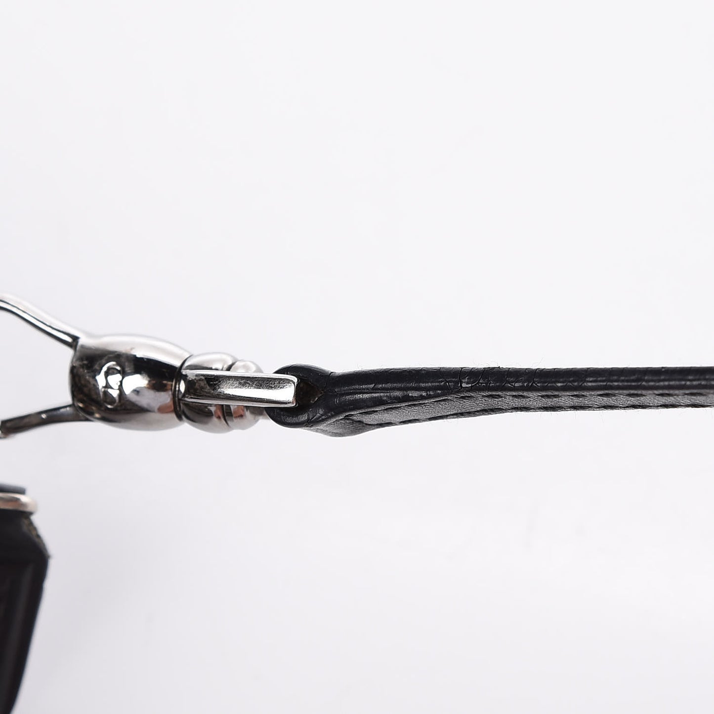 Monogram Mini Saddle Pochette Black