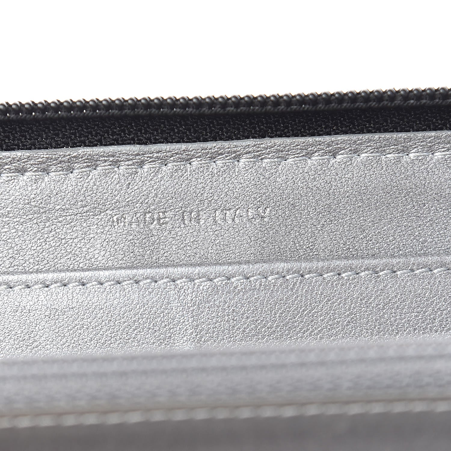 Chanel Lambskin Camellia Embossed Large Zip Around Gusset Wallet Black 8 of 9