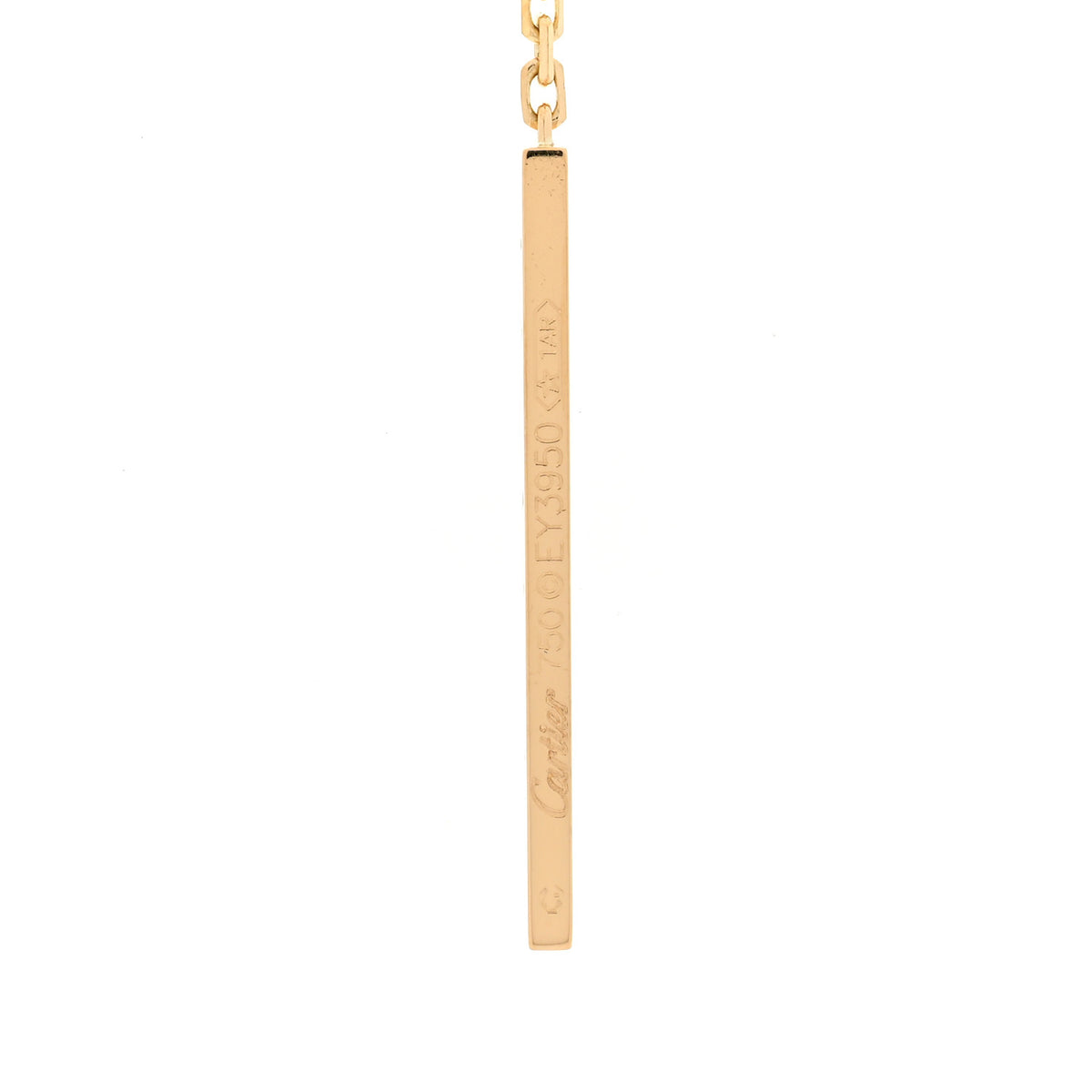 Cartier 18K Yellow Gold LOVE Lariat Necklace 4 of 5