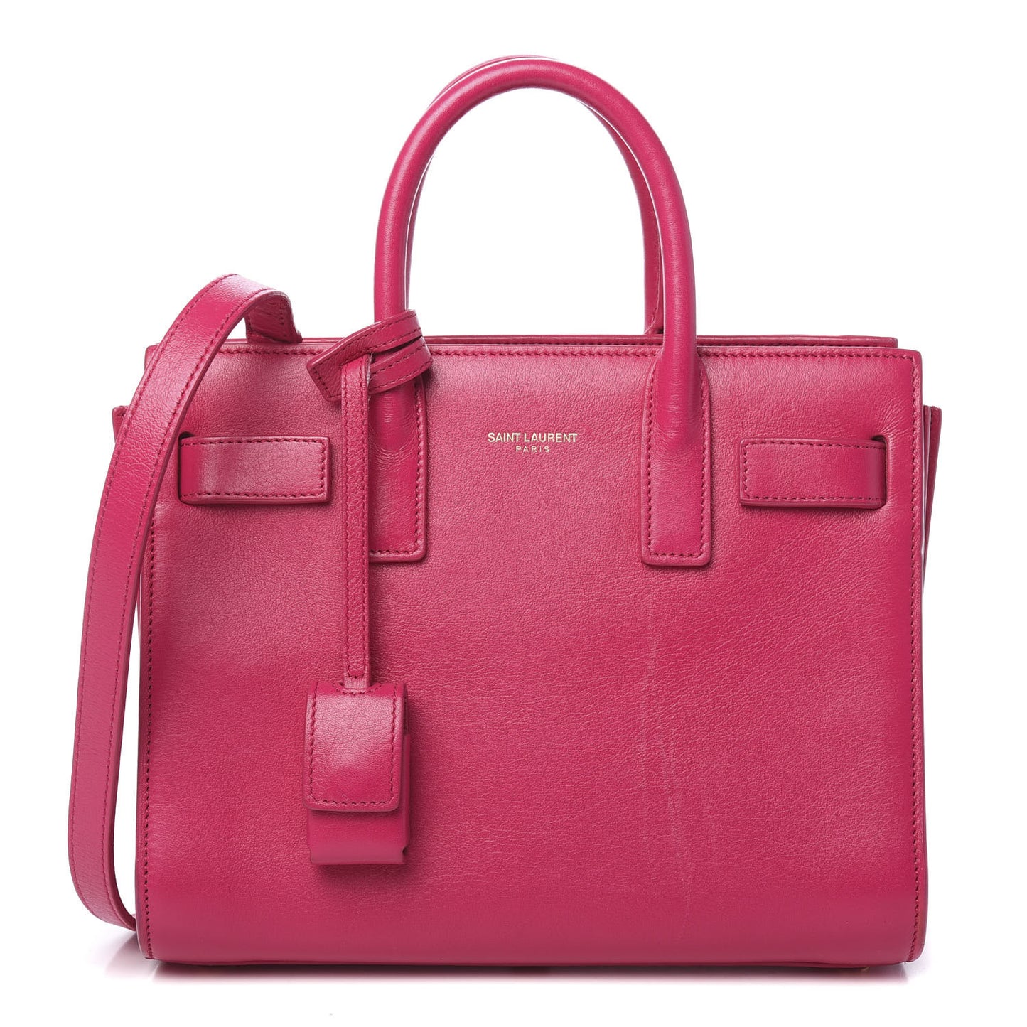 Calfskin Nano Sac De Jour Bubblegum