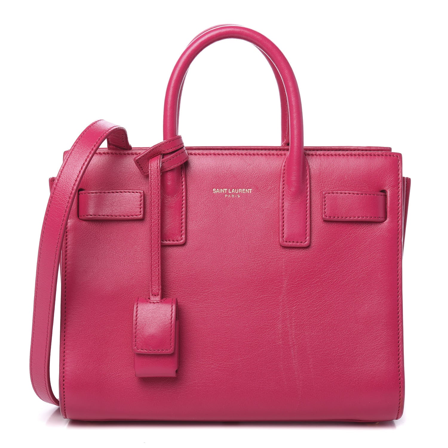 Saint Laurent Calfskin Nano Sac De Jour Bubblegum 1 of 13
