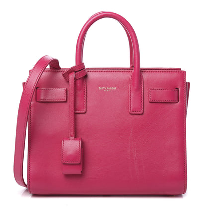 Saint Laurent Calfskin Nano Sac De Jour Bubblegum 1 of 13