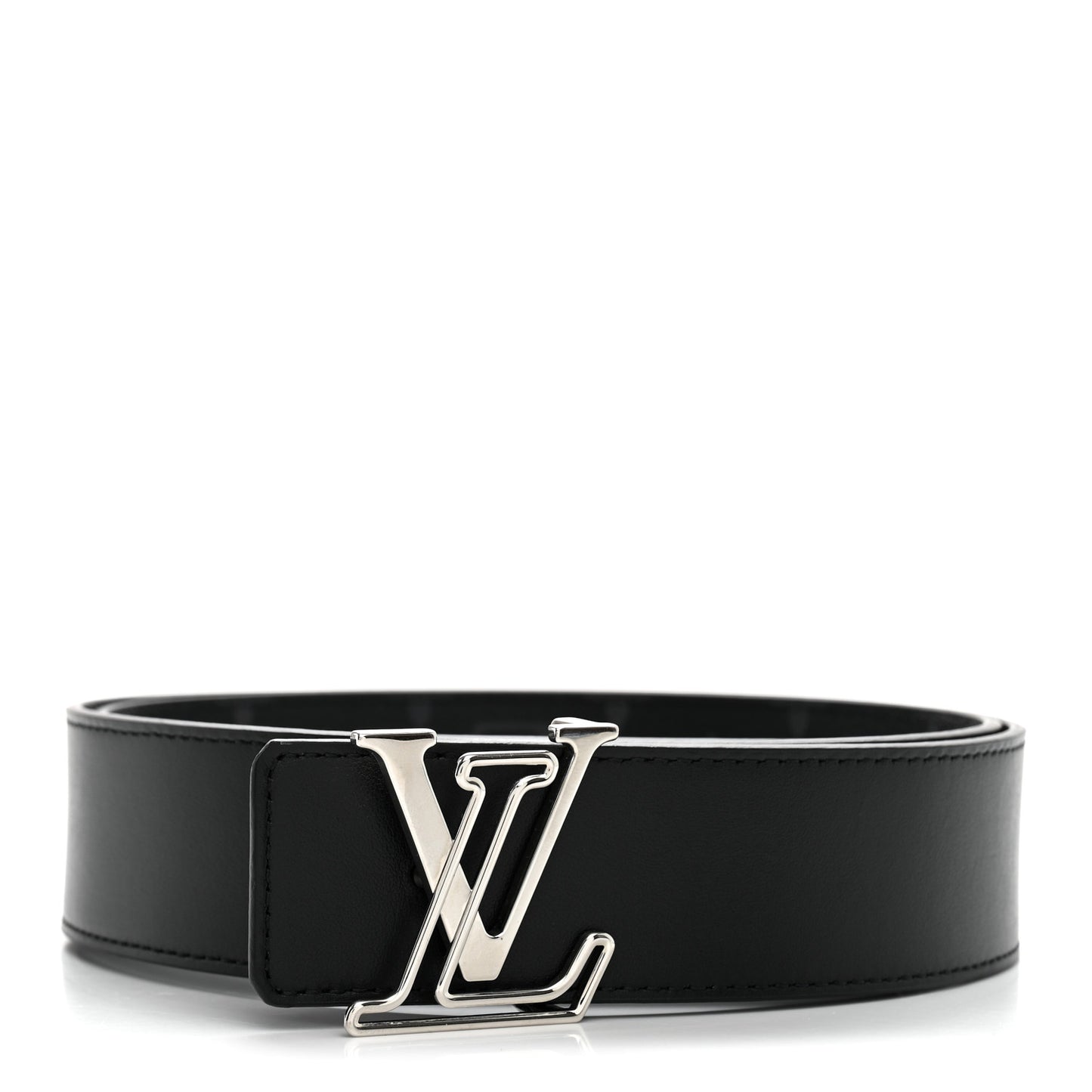 Monogram Eclipse 40mm LV Line Initiales Reversible 95 38 Belt Black
