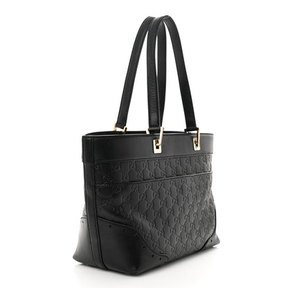 Gucci Guccissima Large Punch Tote Black 3 of 13