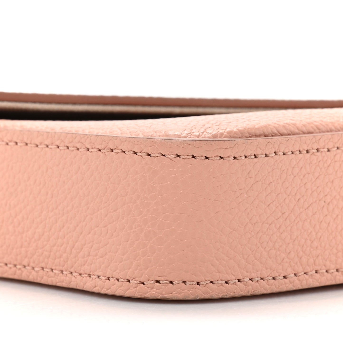 Empreinte Monogram Giant Felicie Pochette Chain Wallet Rose Trianon Creme