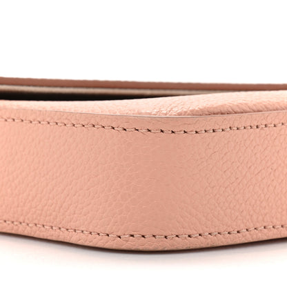 Louis Vuitton Empreinte Monogram Giant Felicie Pochette Chain Wallet Rose Trianon Creme 11 of 14