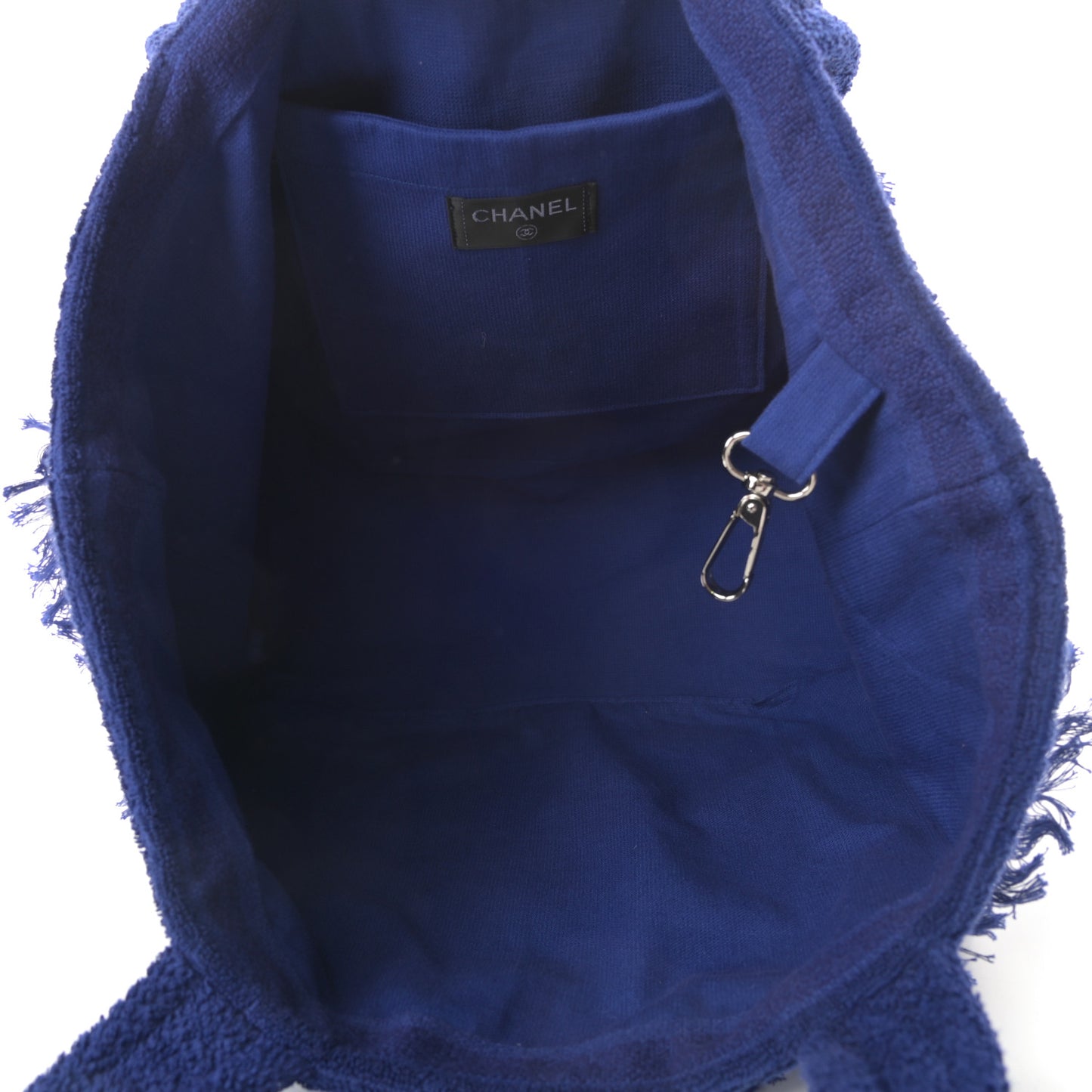 Terry Cotton CC Beach Tote Towel Set Blue
