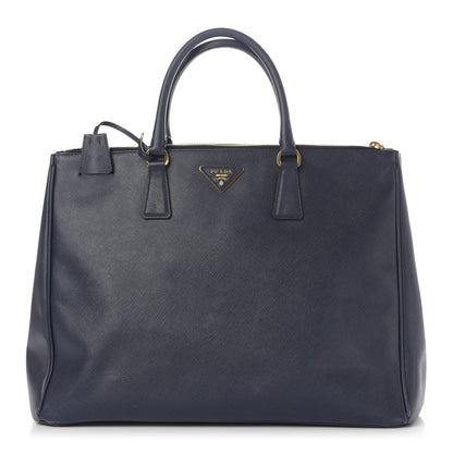 Prada Saffiano Large Galleria Double Zip Tote Baltico 1 of 14