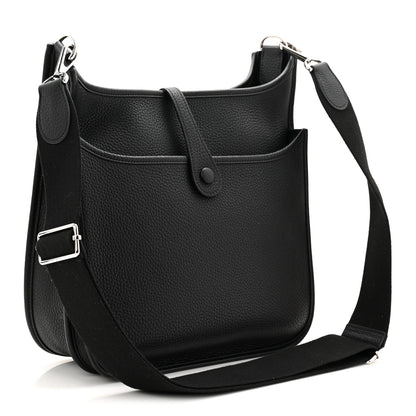 Hermes Taurillon Clemence Evelyne III PM Black 3 of 10