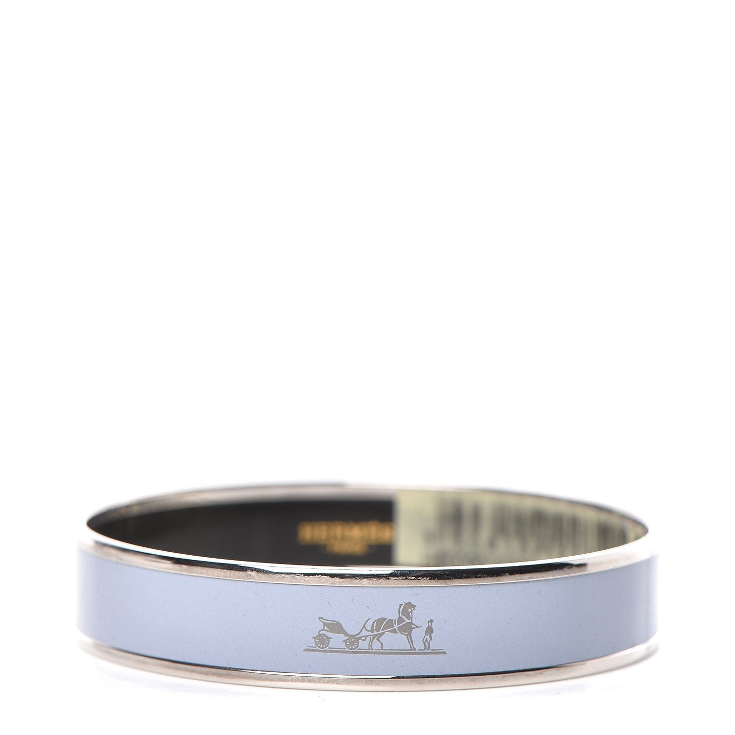 Hermes Enamel Printed Caleche Medium Bracelet 70 1 of 6