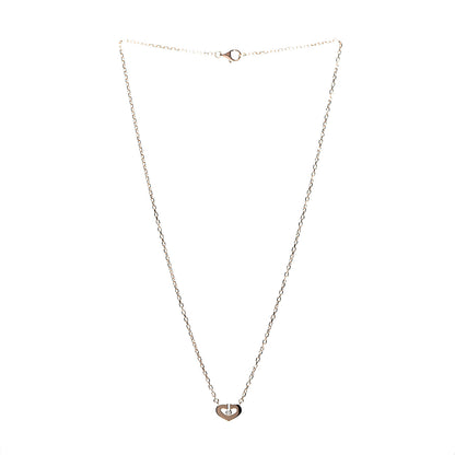 Cartier 18K Pink Gold Diamond XS Hearts and Symbols Necklace 2 of 5