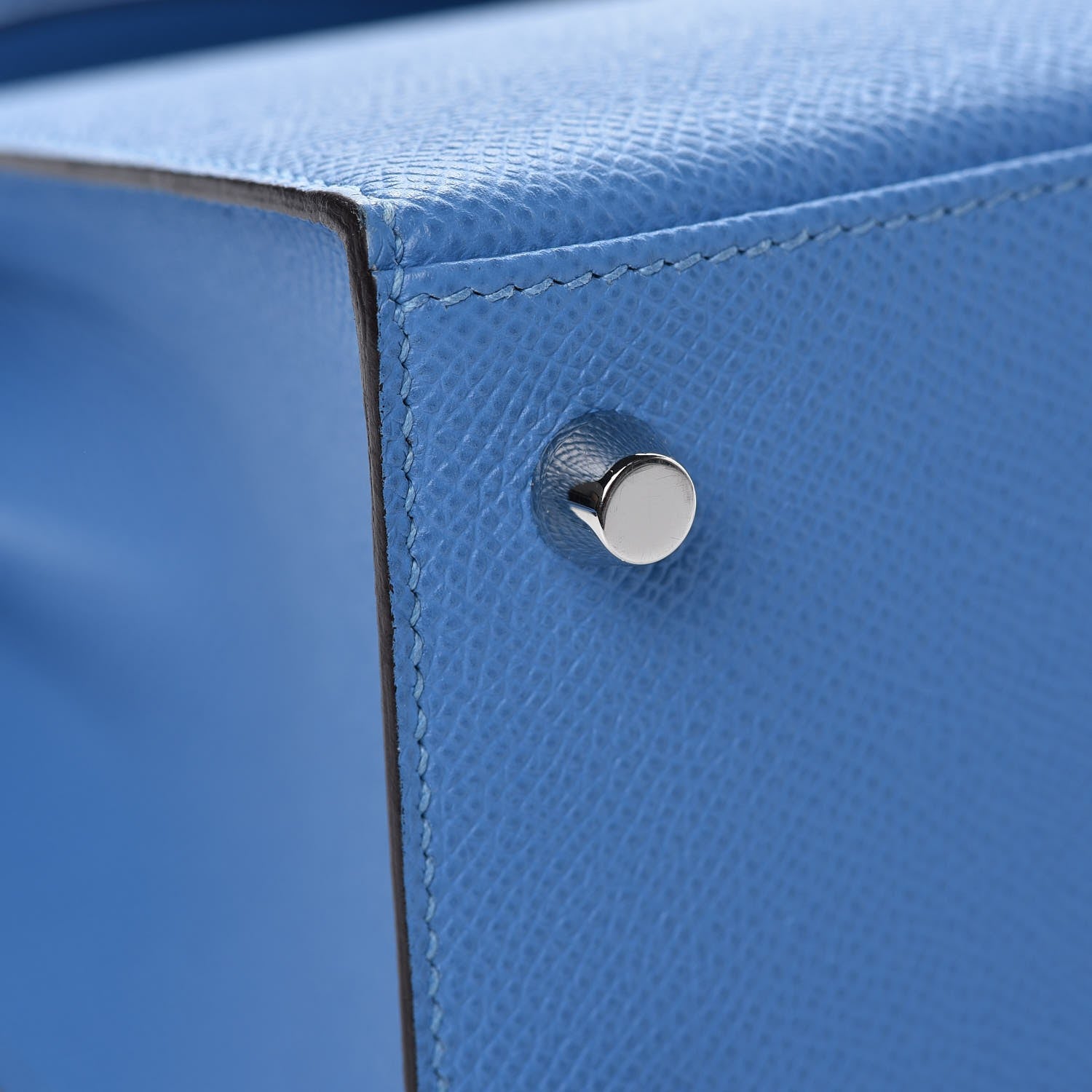 Hermes Epsom Kelly Sellier 25 Bleu Paradis 6 of 35