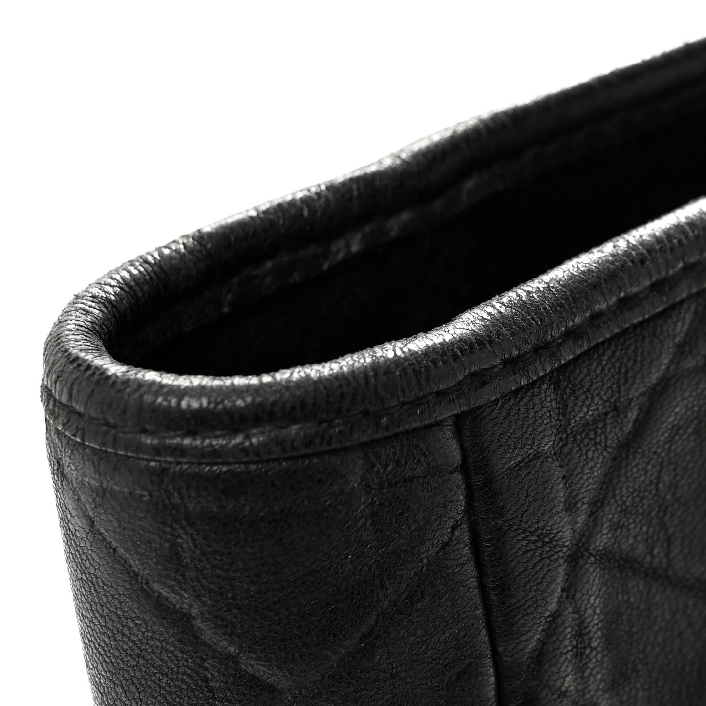 Lambskin Cannage Large Soft Lady Dior Shopping Tote Black