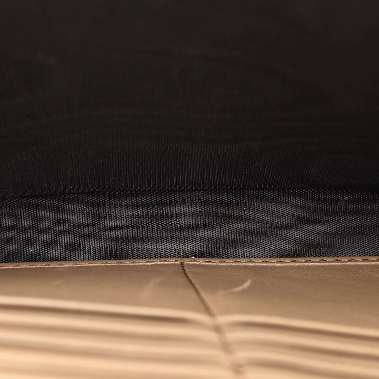 Gucci Velvet Matelasse GG Marmont Chain Wallet Taupe 7 of 15