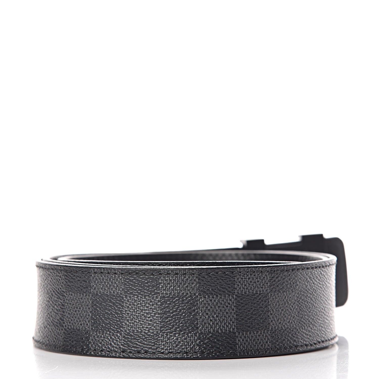 Louis Vuitton Damier Graphite 40mm LV Initiales Belt 105 42 3 of 7