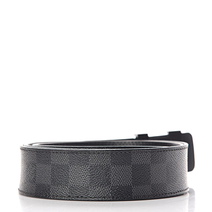 Louis Vuitton Damier Graphite 40mm LV Initiales Belt 105 42 3 of 7