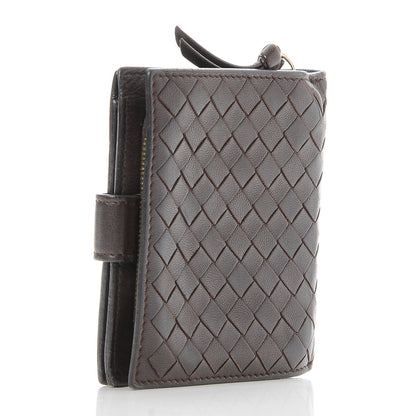 Bottega Veneta Nappa Intrecciato French Flap Wallet Ebano 3 of 8