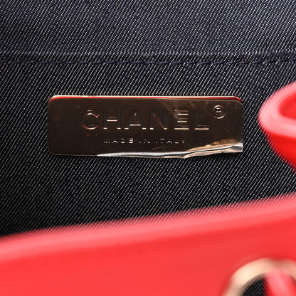 Chanel Lambskin CC Mania Backpack Red 6 of 9