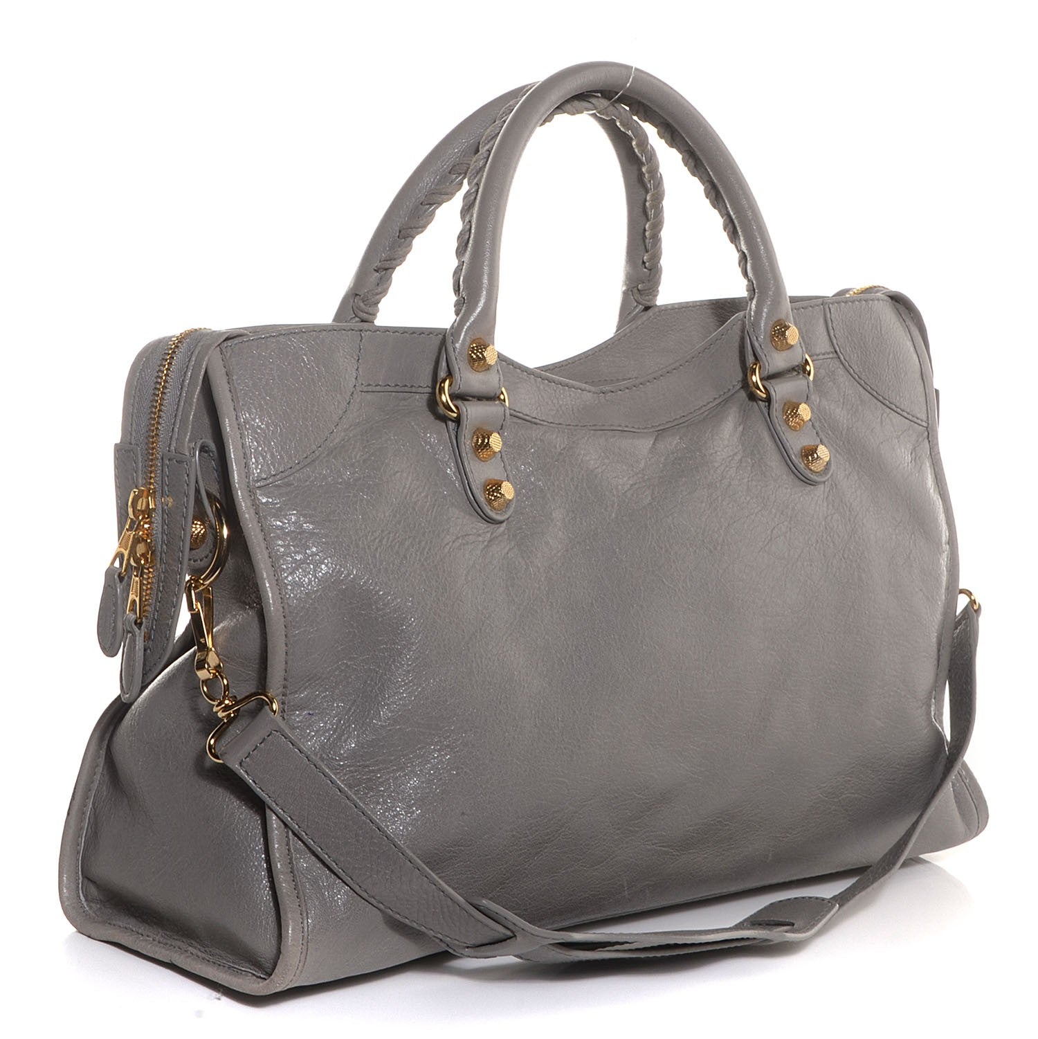 Balenciaga Agneau Giant 12 Gold Hardware City Gris Pyrite 3 of 12