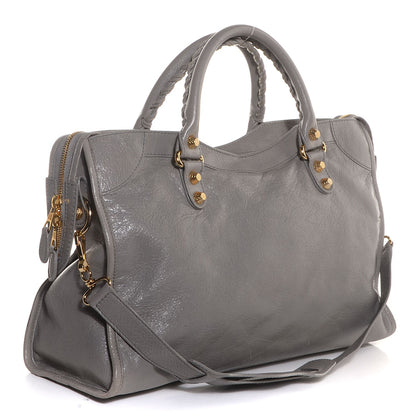 Balenciaga Agneau Giant 12 Gold Hardware City Gris Pyrite 3 of 12