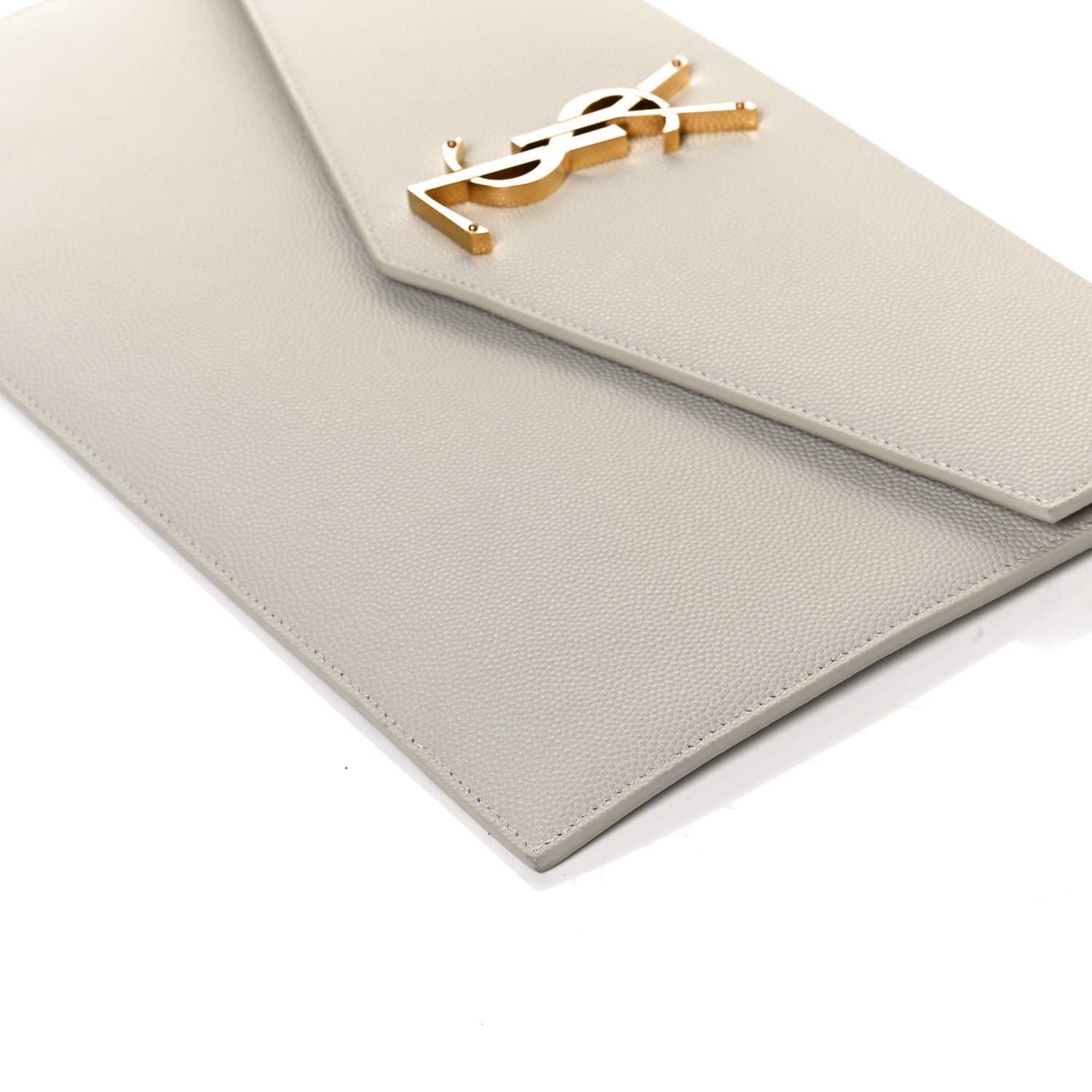 Saint Laurent Grain De Poudre Uptown Pouch Crema Soft 8 of 11