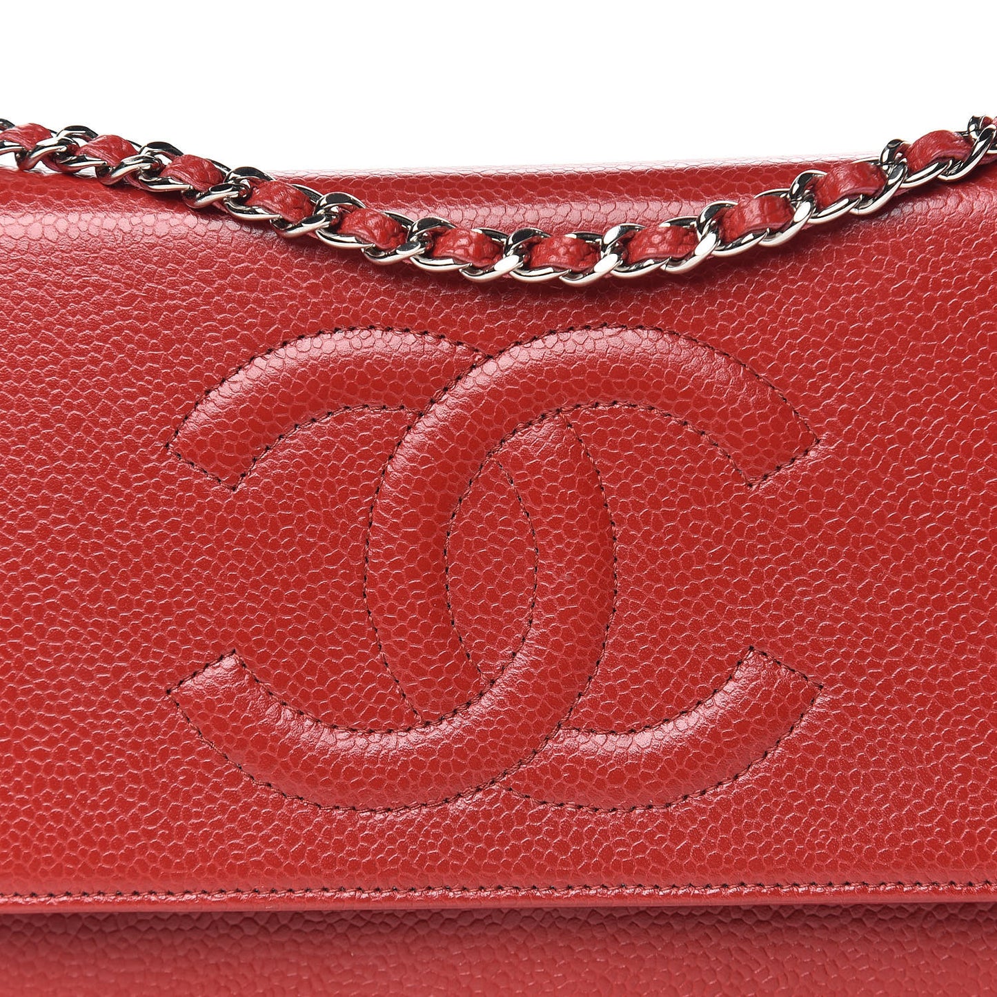 Caviar Timeless CC Wallet On Chain WOC Red