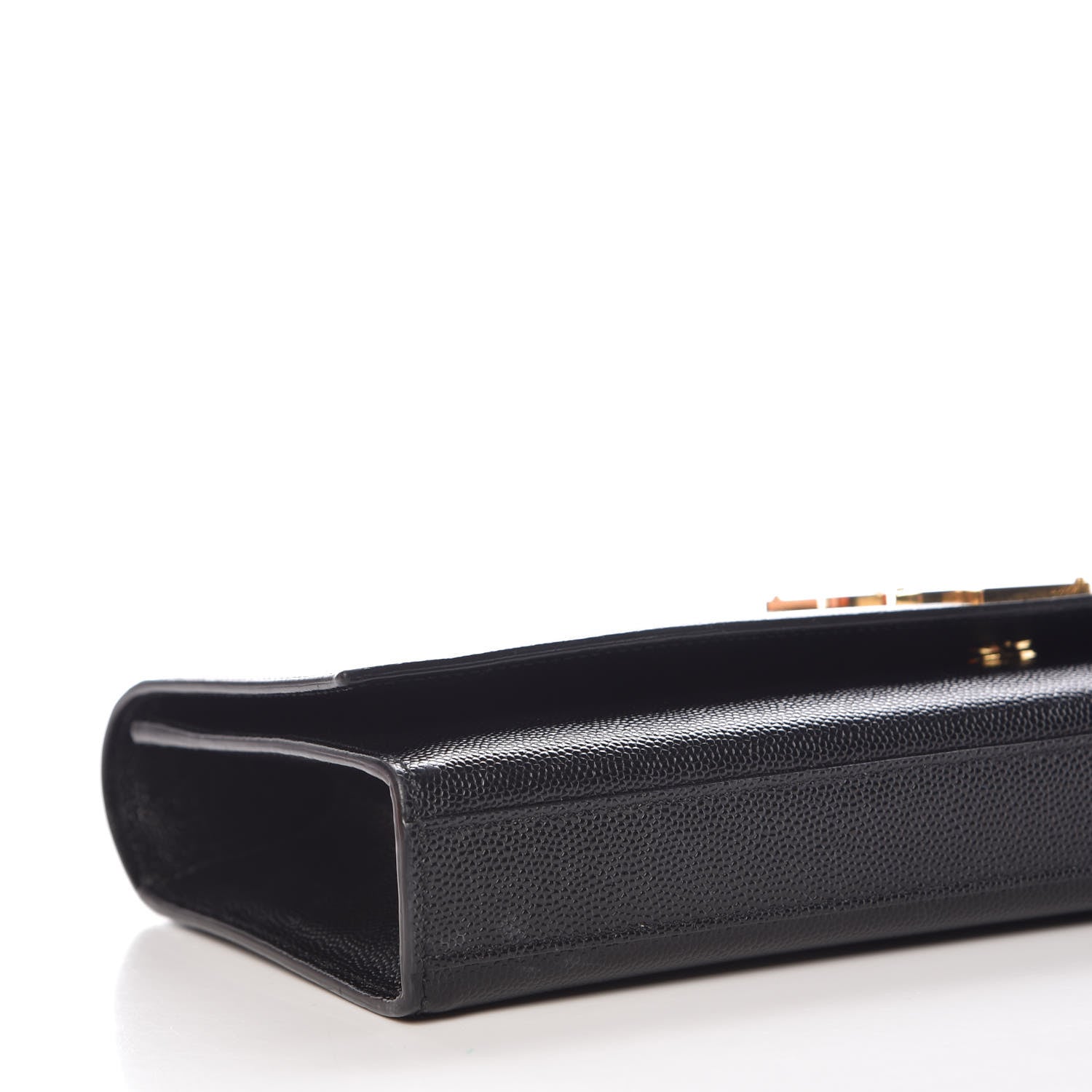 Saint Laurent Grain De Poudre Monogram Cassandre Clutch Black 8 of 13