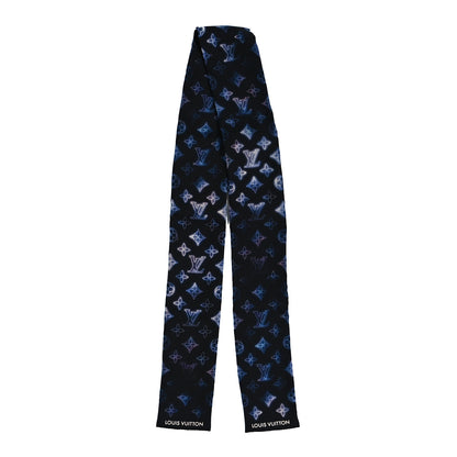 Louis Vuitton Silk Monogram Flight Mode Bandeau Blue 2 of 3