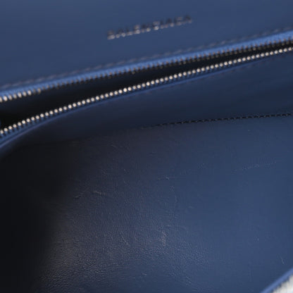 Balenciaga Denim BB Monogram Small Hourglass Top Handle Bag Blue 5 of 10