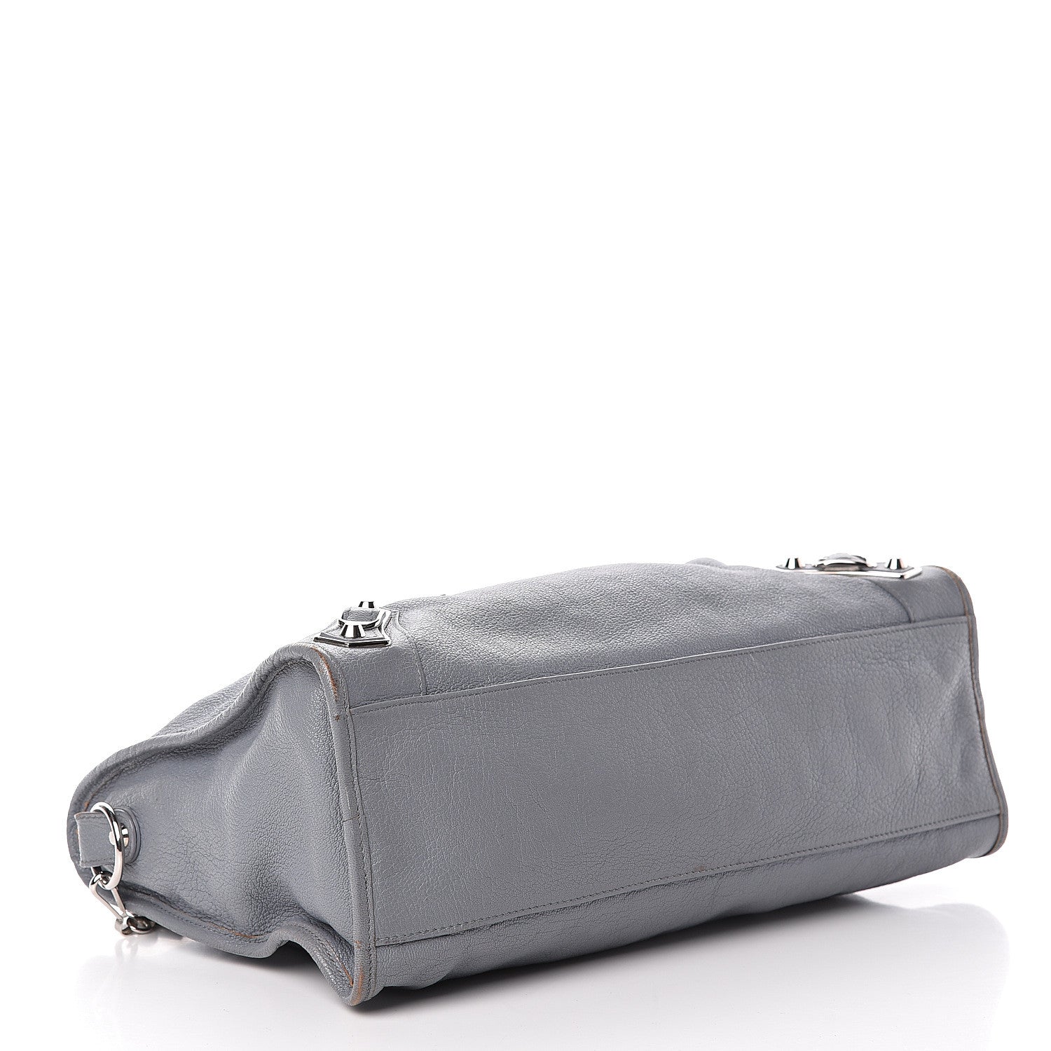 Balenciaga Chevre Silver Metallic Edge Hardware City Bleu Acier 5 of 27