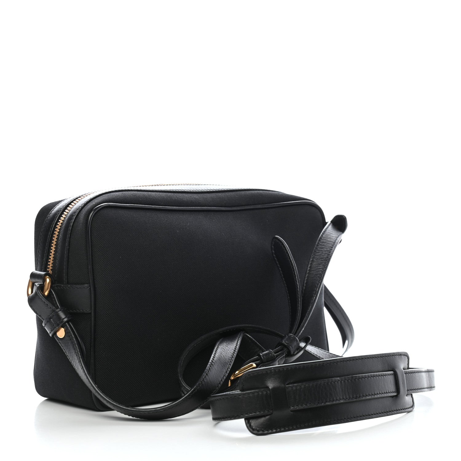 Prada Jacquard Logo Camera Bag Black 4 of 24