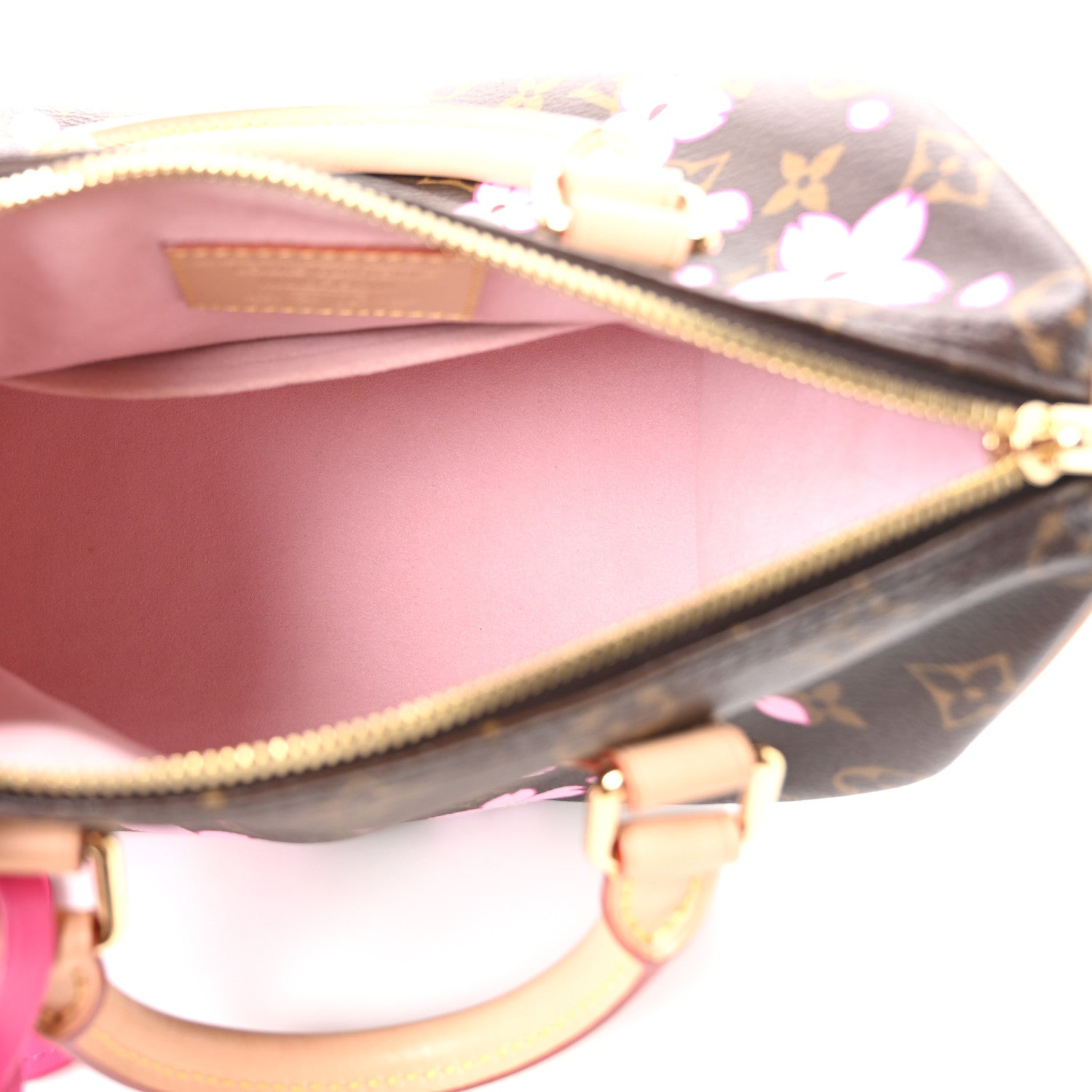 Louis Vuitton LV X TM Monogram Cherry Blossom Speedy Bandouliere 25 Sakura Brown 5 of 9