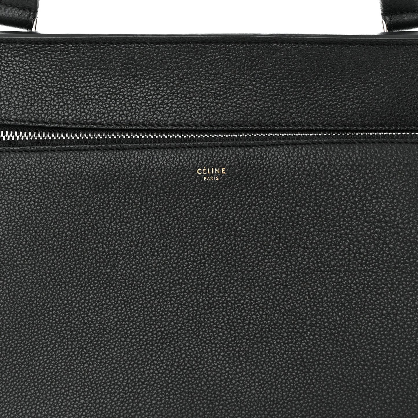 Supple Calfskin Medium Edge Shoulder Bag Black