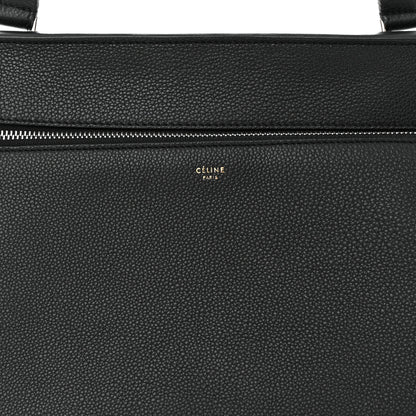 Celine Supple Calfskin Medium Edge Shoulder Bag Black 7 of 13