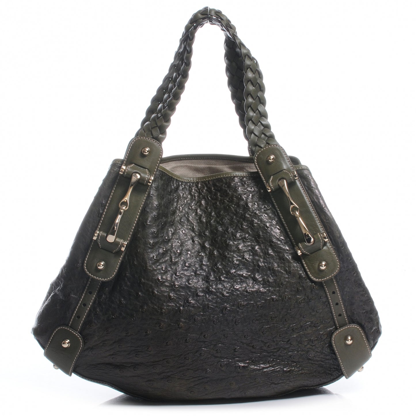 Ostrich Medium Pelham Tote Green