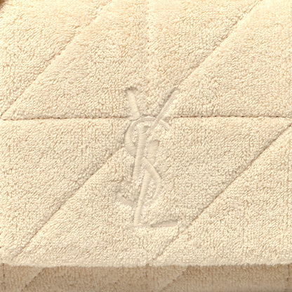 Saint Laurent Terry Patchwork Monogram Medium Jamie Tropical Sand 8 of 10