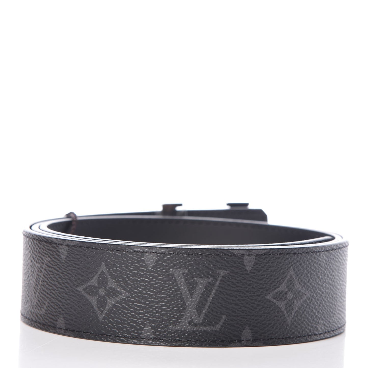 Monogram Eclipse Taigarama 40mm LV Initiales Reversible Belt 100 40 Black