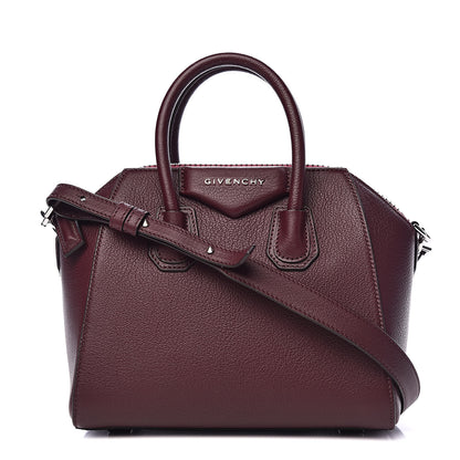 Givenchy Sugar Goatskin Mini Antigona Aubergine 1 of 11