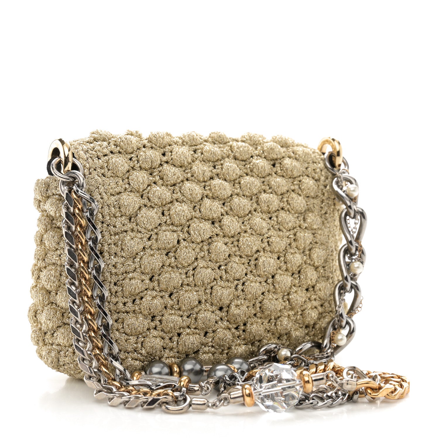 Dolce & Gabbana Woven Raffia Sicily Micro Crochet Flap Bag 3 of 9