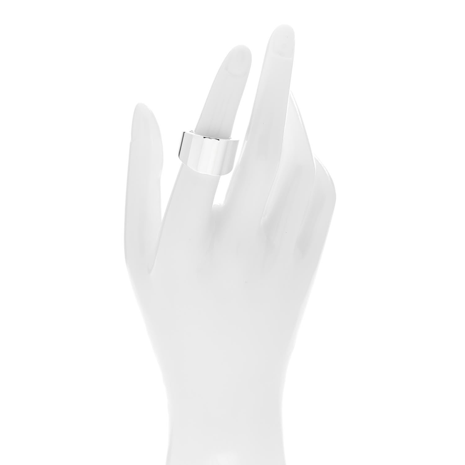 Tiffany Sterling Silver Out of Retirement Wide Ring 52 6 2 of 5