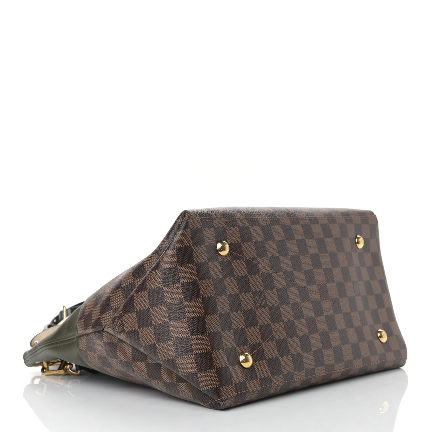 Damier Ebene Calfskin Maida Khaki