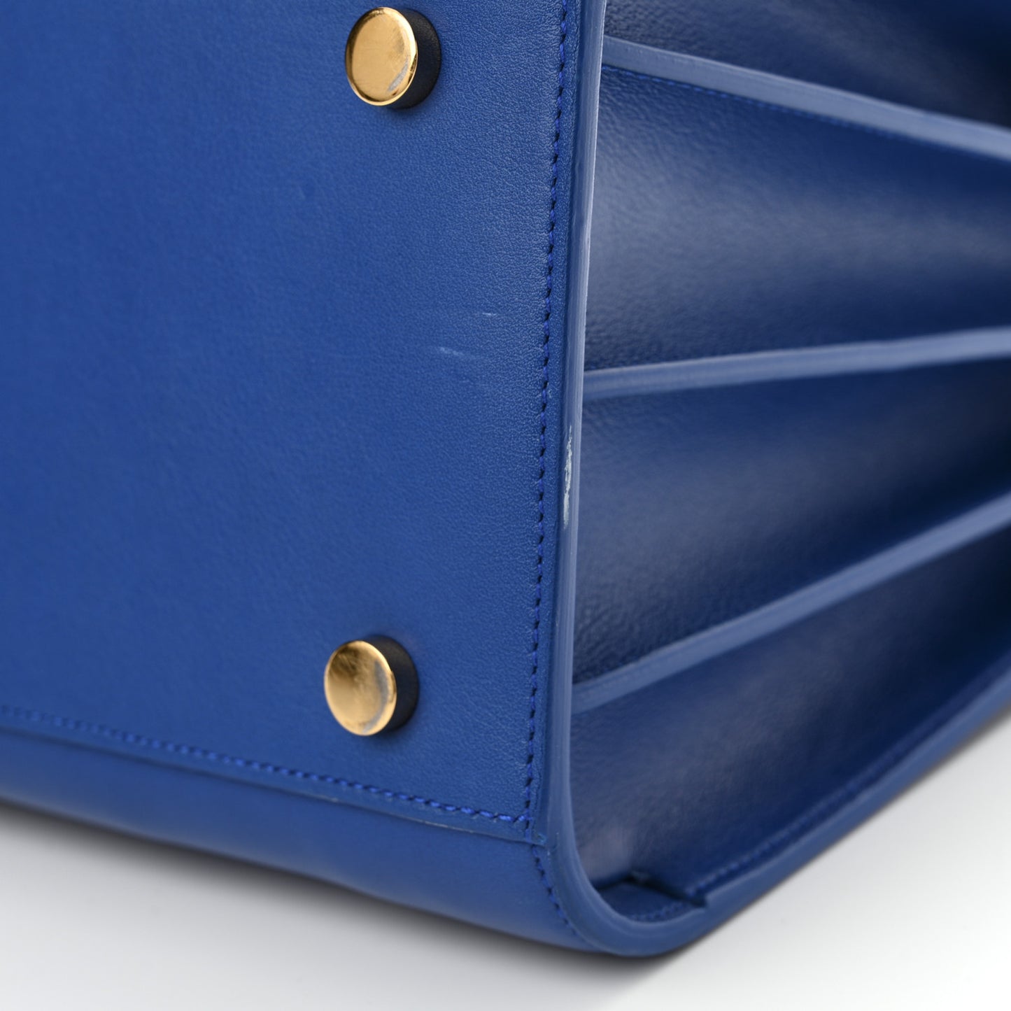 Calfskin Small Sac De Jour Royal Blue
